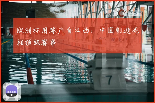 欧洲杯用球产自江西,中国制造亮相顶级赛事