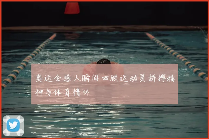 奥运会感人瞬间回顾运动员拼搏精神与体育情怀